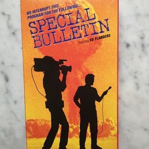 rare unedited copy VHS tape : Special Bulletin
